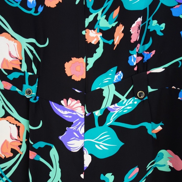 Silk Floral Romper, Size 4 - Picture 11 of 12